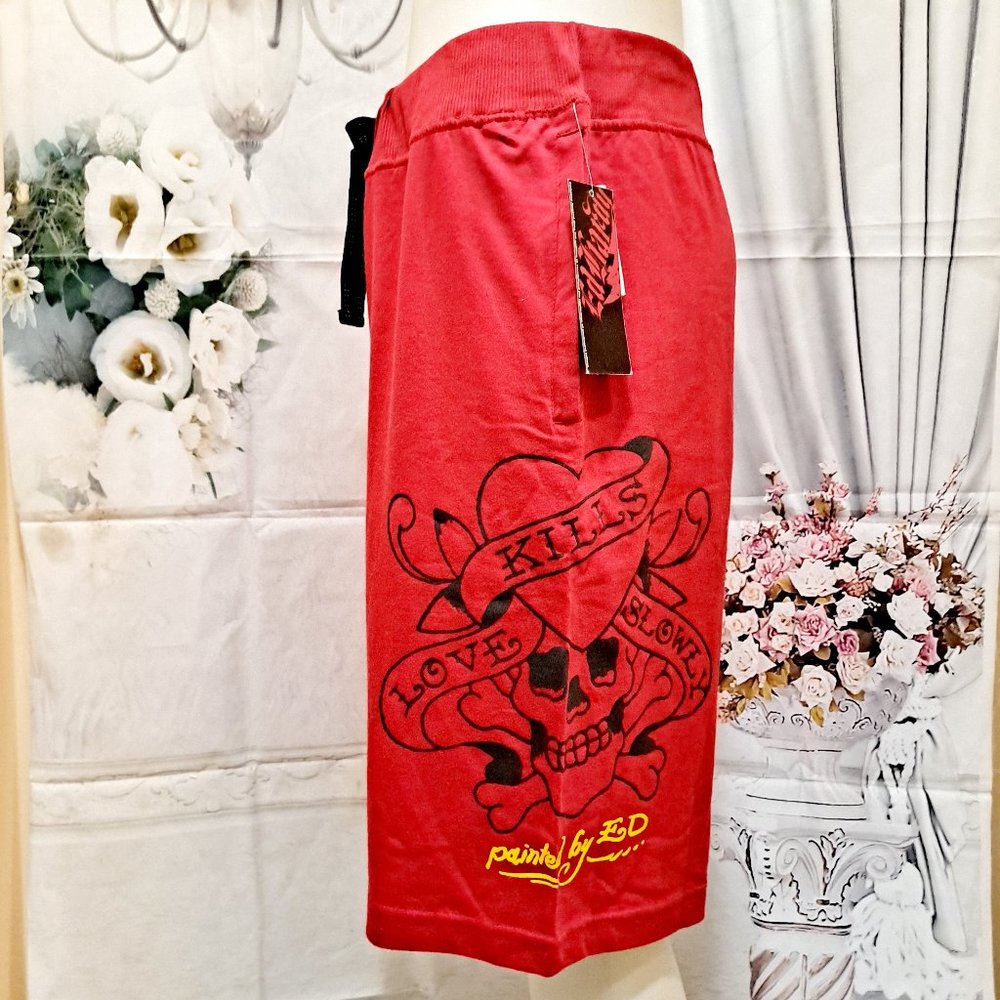 VINTAGE ED HARDY LOUNGE SHORTS   XL